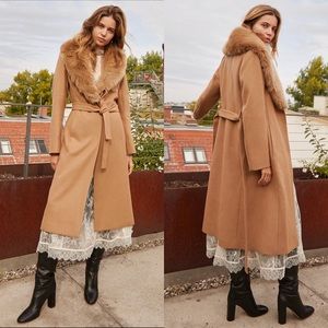 NWT Wilfred Waldorf Coat Classic Carmel XS